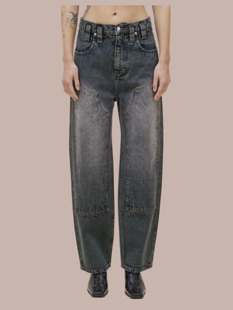 ECKHAUS LATTA DOUBLE KNEE BAGGY JEAN