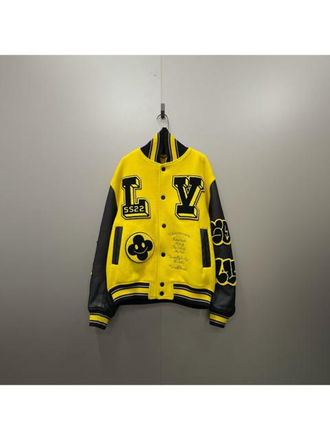 Louis Vuitton LV SS22 VARSITY JACKET - YELLOW/BLACK