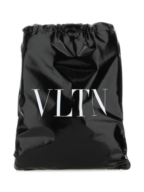 Valentino Valentino Garavani Man Black Leather Vltn Sack