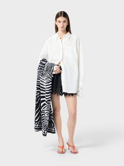 Blumarine ZEBRA-PRINT BEACH TOWEL