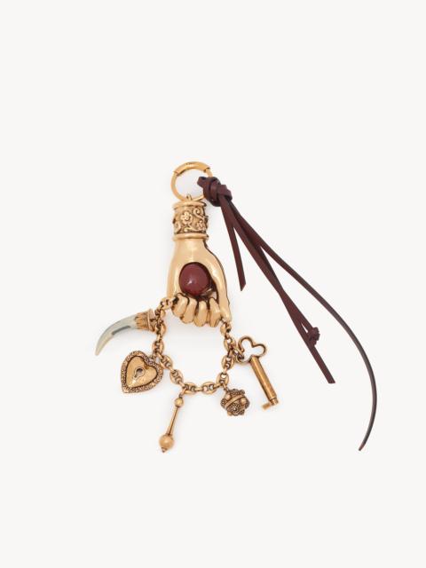 Chloé CHLOÉ SYMBOLS HAND BAG CHARM IN BRASS