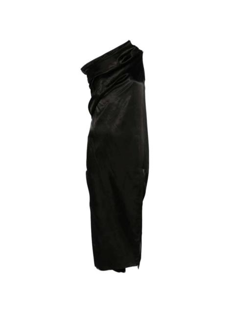 Rick Owens Rick Owens Women Athena Arrowhead One-Shoulder Midi Dress