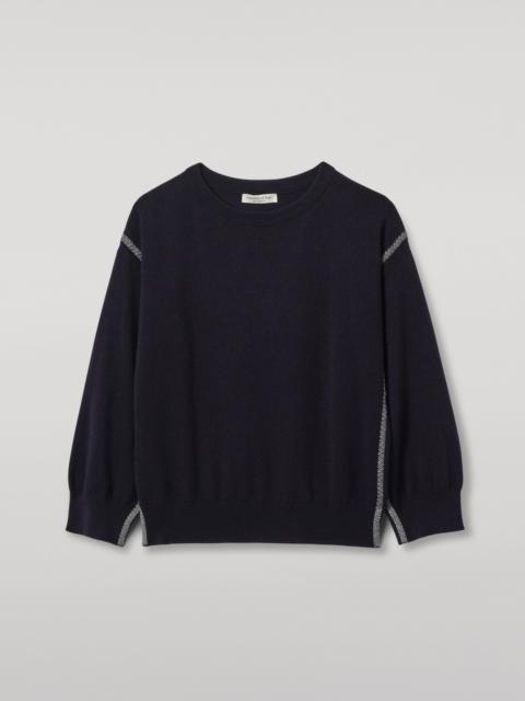 Johnstons of Elgin Tilda Dark Navy Cashmere Jumper