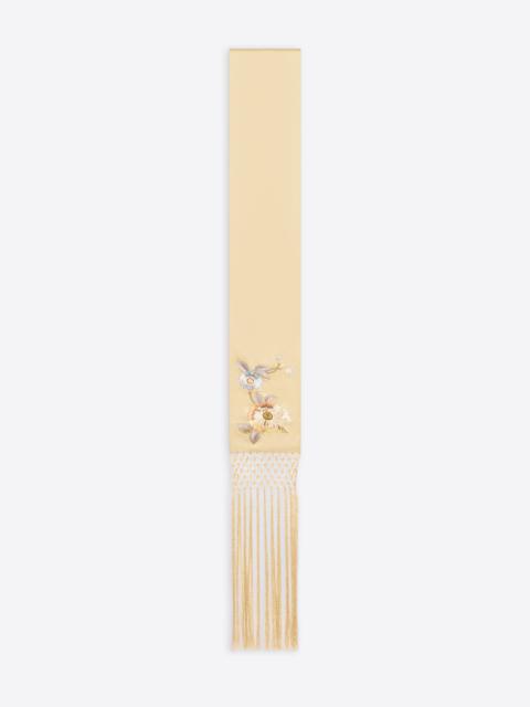 Dries Van Noten EMBROIDERED SILK SCARF
