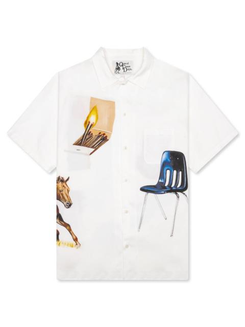 One Of These Days I NEVER BELIEVED IN MUCH, BUT I BELIEVE IN YOU CAMP SHIRT - IVORY