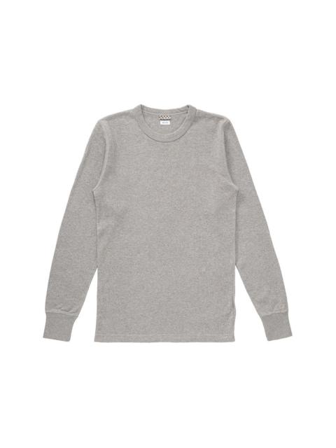 visvim SUBLIG THERMAL CREW L/S GREY