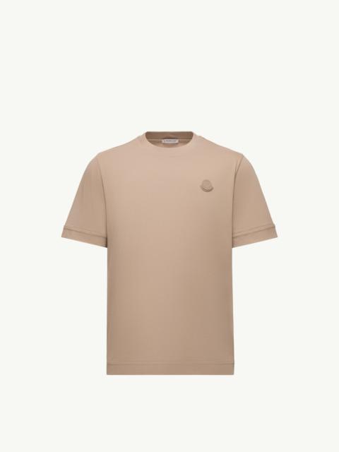 Moncler Logo Patch Cotton T-Shirt