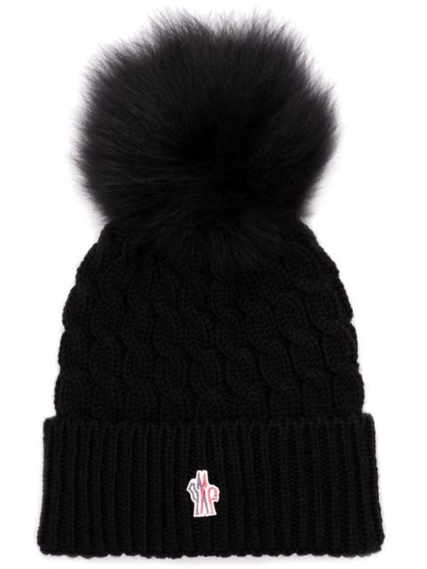 Moncler Grenoble Moncler Grenoble Women Logo Wool Beanie