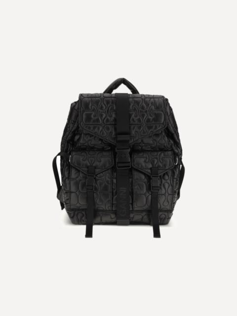 GANNI Quilted Backpack