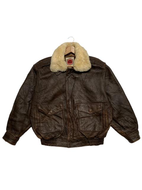 Other Designers Vintage - Lucky Strike Leather Jacket