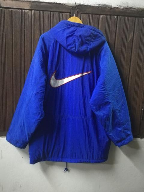Nike Vintage 90s Embroidered Nike Swoosh Big Logo Parka Jackets