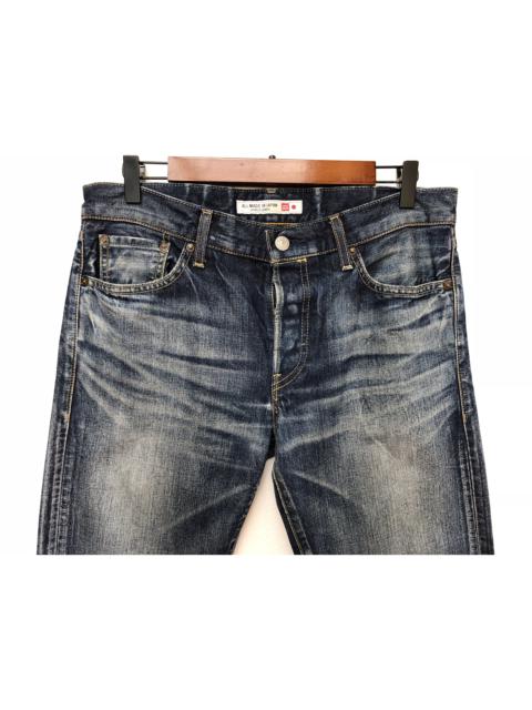 Other Designers Uniqlo - UNIQLO ALL MADE IN JAPAN DISTRESS JEANS