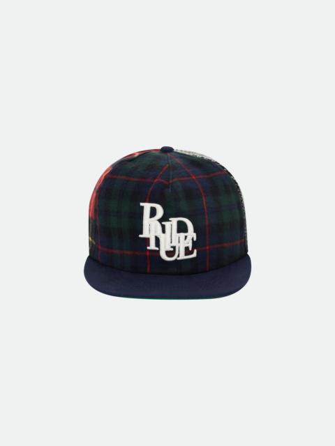 Rhude MULTI-FLANNEL SCRAMBLE LOGO HAT