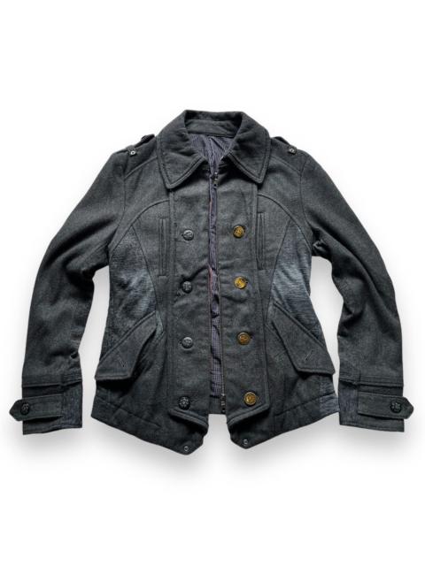 Other Designers PPFM × Vintage - Vintage PPFM Fishtail Double Breasted Wool Jacket