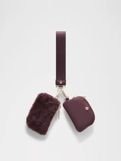 lululemon Dual Pouch Wristlet *Plush Fleece