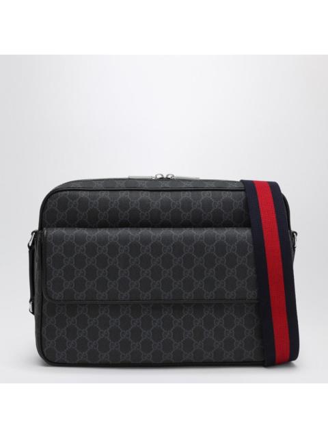 GUCCI Gucci Black Gg Supreme Fabric Shoulder Bag Men