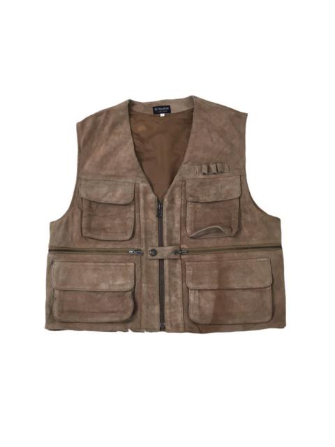 Other Designers Vintage - ROB & BOB Suede Leather Tactical Vest