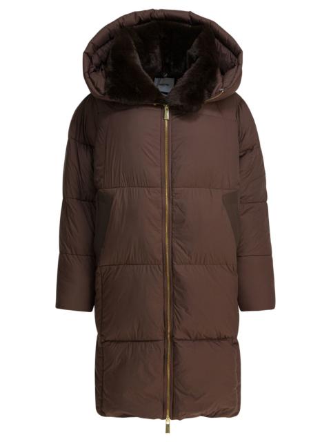Other Designers Max&moi Long Down Jacket With Over Hood