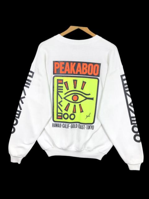 Other Designers Vintage 90s Peakaboo Basil Crewneck Sweatshirt Big Logo