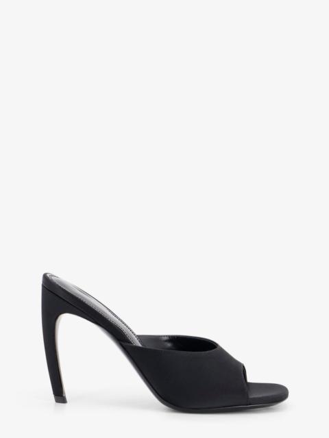 THE ATTICO The Attico Betta Satin Sandals Black