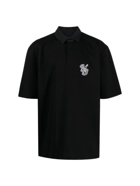 Y-3 logo-appliquÃ© polo shirt