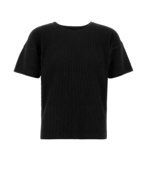 ISSEY MIYAKE Homme Plisse' Issey Miyake Men Black Polyester T-Shirt