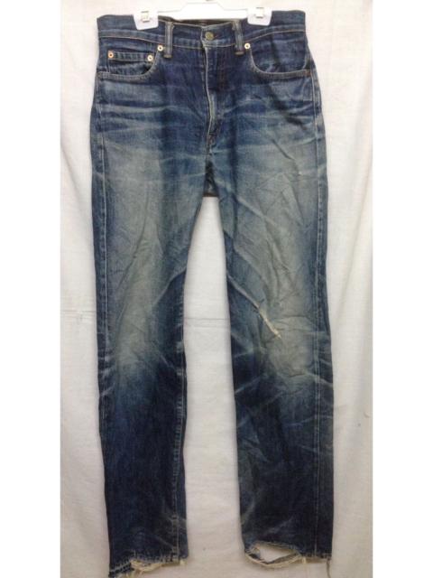 Other Designers Blue Blue Pure Indigo Ripped Denim By Hollywood Ranch