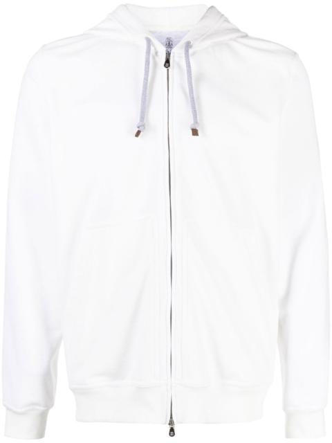 Brunello Cucinelli Cotton zipped hoodie
