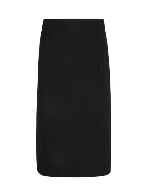Moschino Asymmetric Plain Skirt