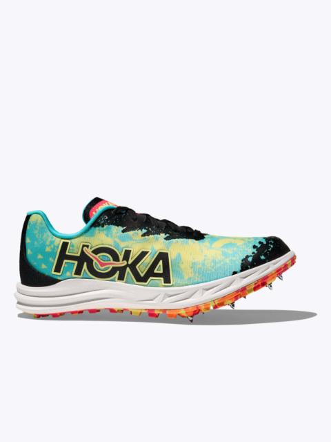 HOKA Crescendo XC Shoes in Cielo Blue/Yuzu