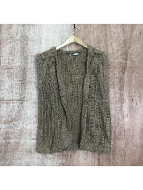 Other Designers Homespun Knitwear - Pattern Knit Cardigan Vest