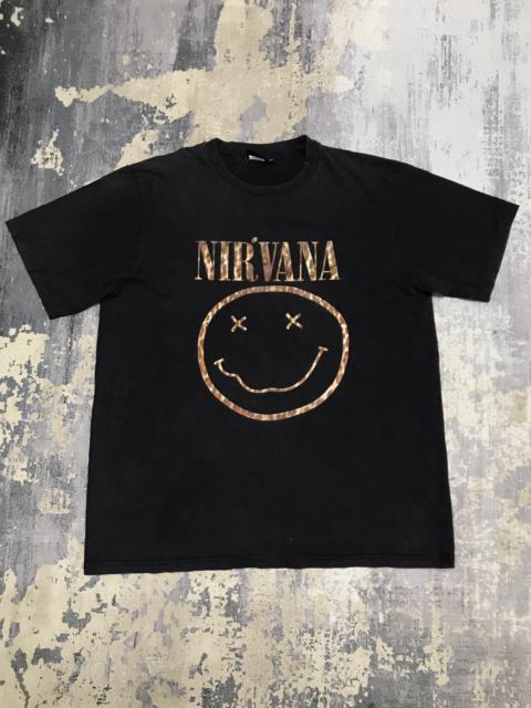 Other Designers Vintage - Vintage Nirvana Smiley Nevermind Band Shirt