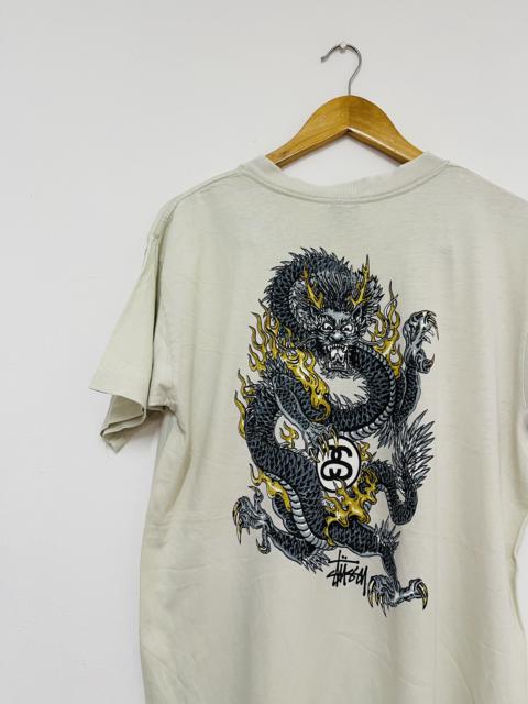 Other Designers Vintage - Vintage 90’s Stussy Clothing “ Dragon Streetwear T-Shirt St1