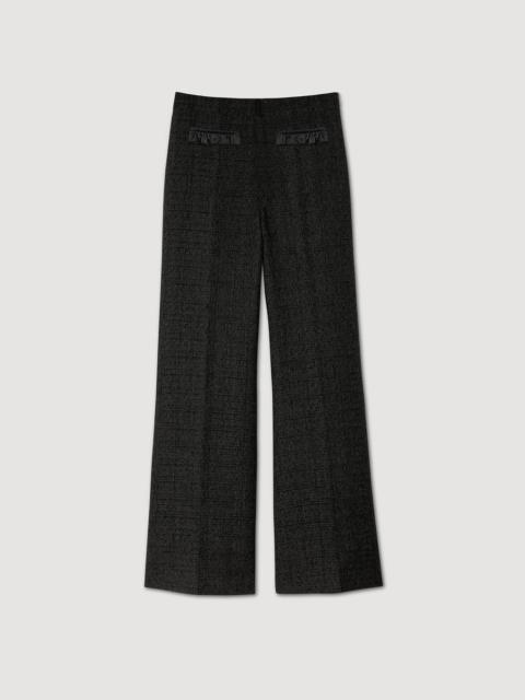 Sandro TWEED SUIT TROUSERS