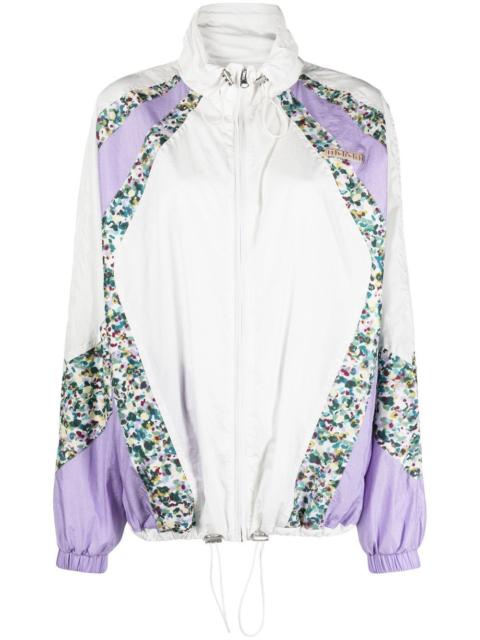 Isabel Marant Étoile colour-blocked high-neck jacket
