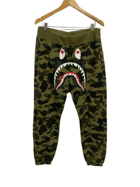 BAPE 1st Camo Green Shark Sweatpants Japan