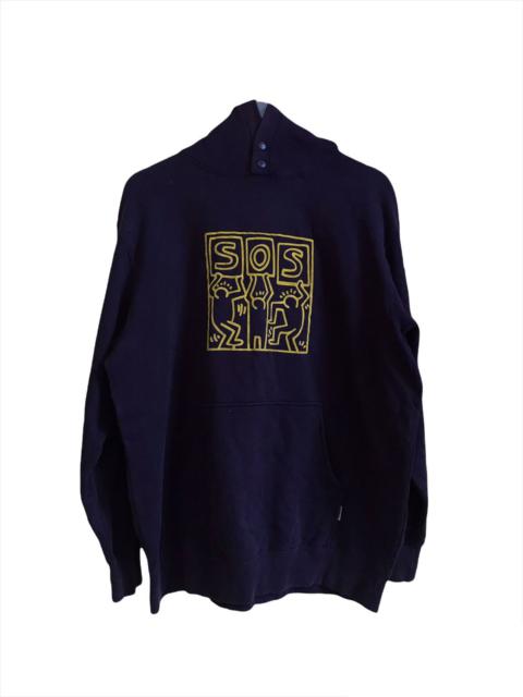 Other Designers Vintage SOS Keith Haring Pullover Hoodie