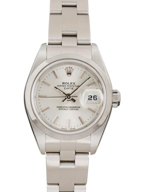 Lady Rolex Date 79160 Silver Dial