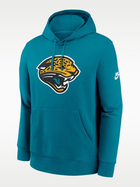 Nike Jacksonville Jaguars Club Logo Men's Nike NFL Pullover Hoodie