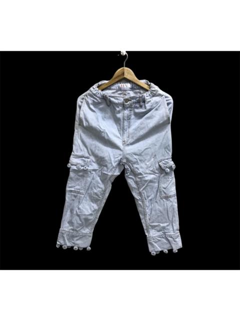 ISSEY MIYAKE Vintage Ne-Net Issey Miyake 3/4 Cargo Jeans Pants
