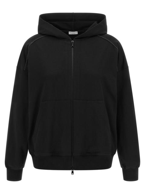 Brunello Cucinelli Brunello Cucinelli Women 'Shiny Trims' Hoodie