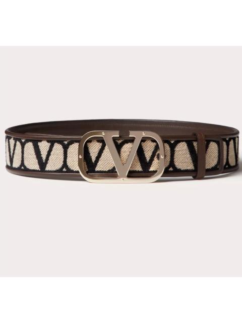 Valentino Valentino Toile Iconographe Belt 40mm