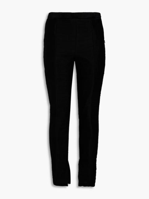 Alexander Wang Fringed mesh leggings