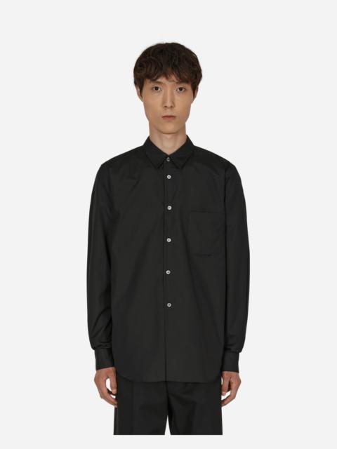 BLACK COMME des GARÇONS Cotton Tarpaulin Cross Shirt Black