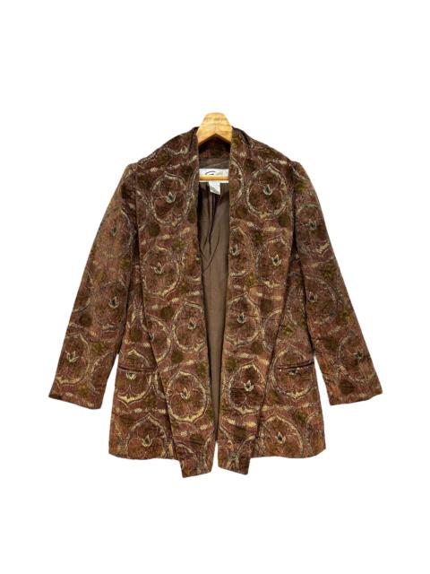 Other Designers Vintage - 80’s GENNY By Gianni Versace Buttonless Jacket #A64-1537