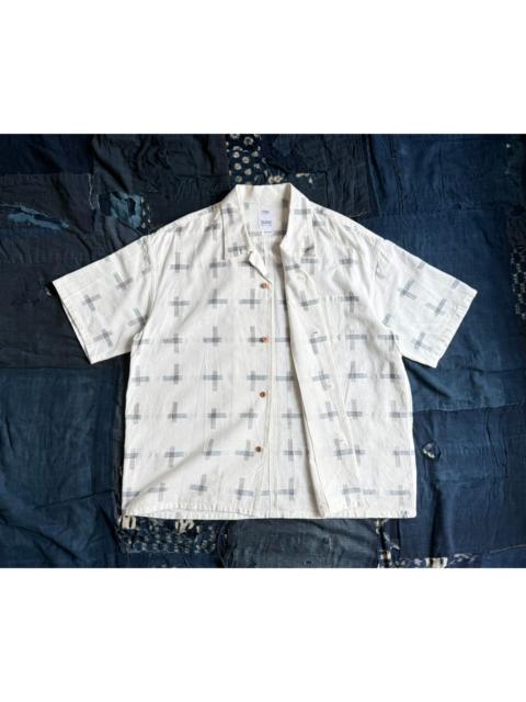 visvim VISVIM 22SS Wallis Shirt S/S (Kasuri) – Handcrafted Cross-Pattern Cardigan-Style Shirt