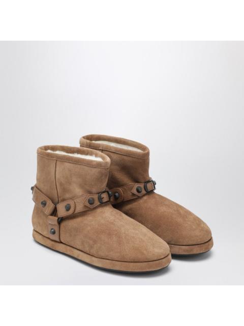 BALENCIAGA Balenciaga Alaska Soft Camel Ankle Boots Women