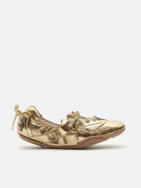 Acne Studios Lace-up leather shoes - Gold