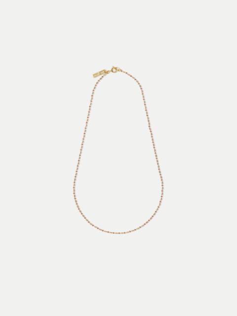 VERONICA BEARD ENAMEL BEAD CHAIN NECKLACE