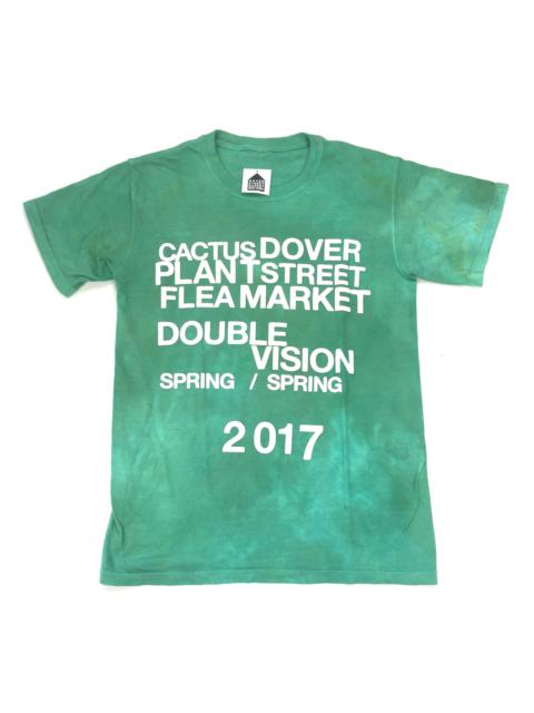 Other Designers Dover Street Market - CPFM Green Double Vision Tie Dye T-Shirt NWT